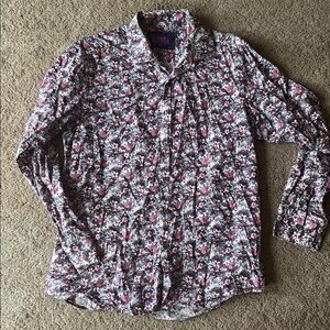 TALLIA Multicolor Floral Shirt